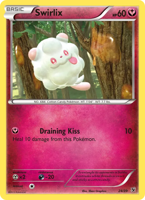 Swirlix - Kalos Starter Set Pokemon Card