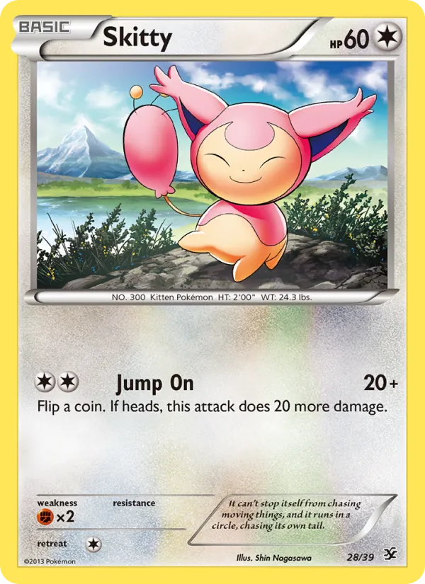 Skitty - Kalos Starter Set Pokemon Card