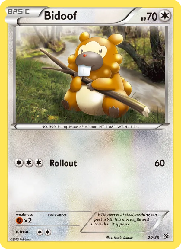 Bidoof - Kalos Starter Set Pokemon Card