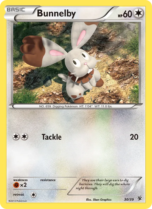 Bunnelby - Kalos Starter Set Pokemon Card