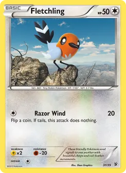 Fletchling - Kalos Starter Set