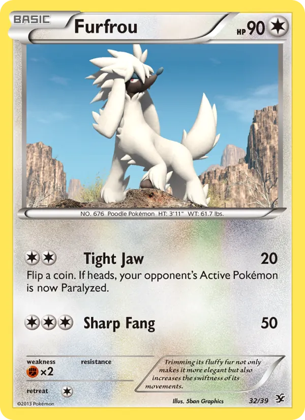 Furfrou - Kalos Starter Set Pokemon Card