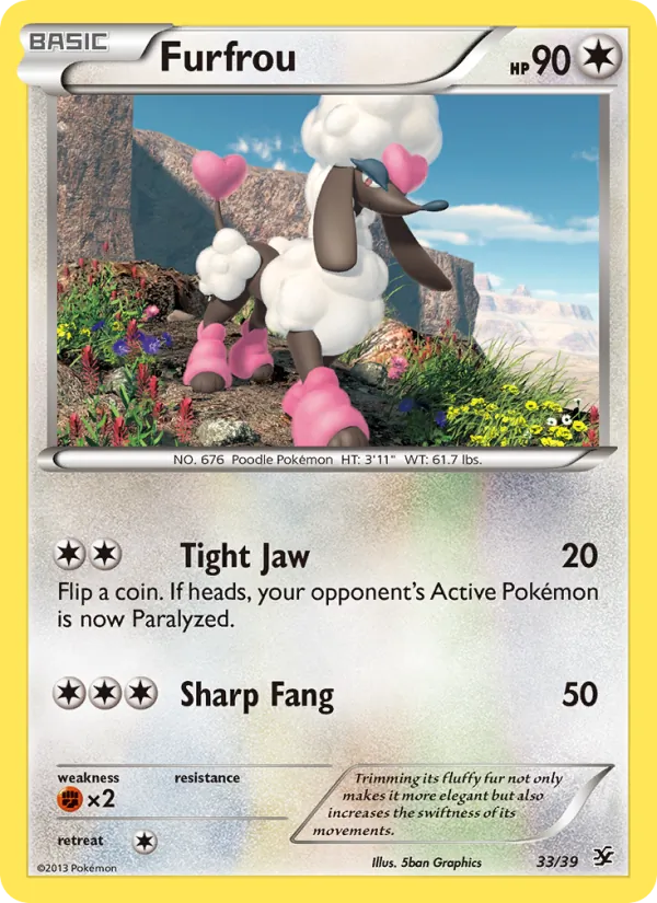 Furfrou - Kalos Starter Set Pokemon Card