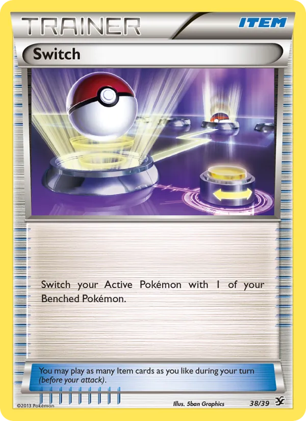 Switch - Kalos Starter Set Pokemon Card