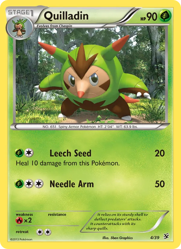 Quilladin - Kalos Starter Set Pokemon Card