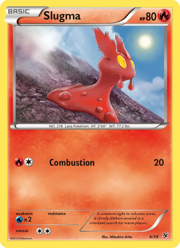 Slugma - Kalos Starter Set Pokemon Card
