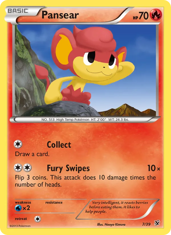 Pansear - Kalos Starter Set Pokemon Card