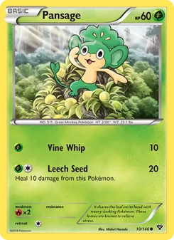 Pansage - XY