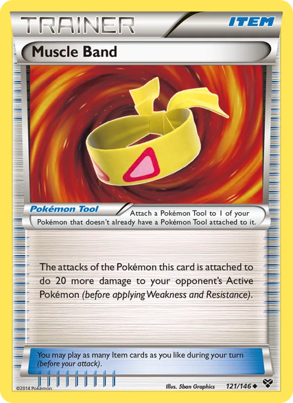 Muscle Band - XY Pokemon Card