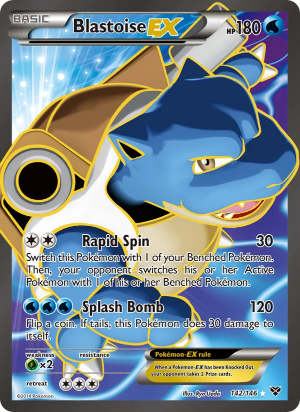 Blastoise EX - XY Pokemon Card