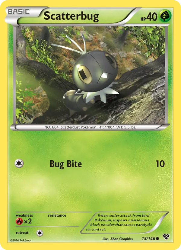 Scatterbug - XY Pokemon Card