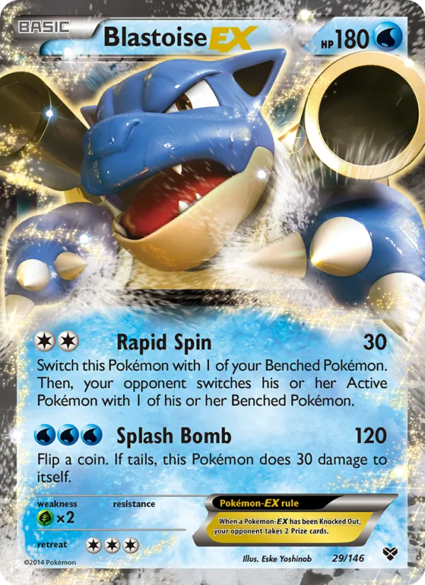 Blastoise EX - XY Pokemon Card