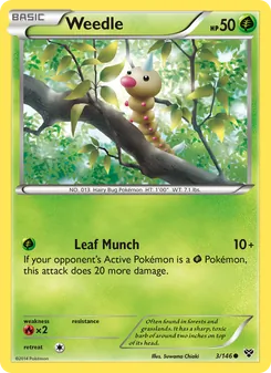Weedle - XY