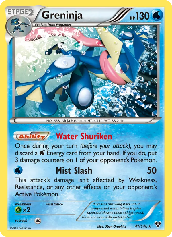 Greninja - XY Pokemon Card