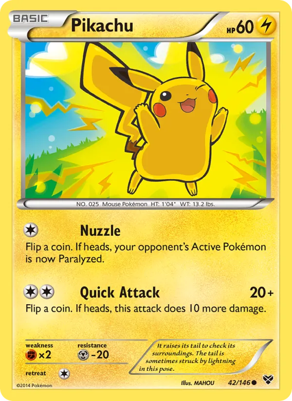 Pikachu - XY Pokemon Card