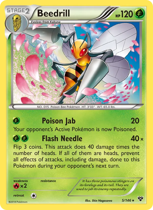 Beedrill - XY Pokemon Card