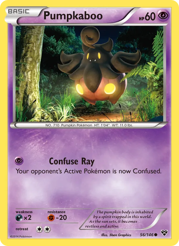 Pumpkaboo - XY Pokemon Card