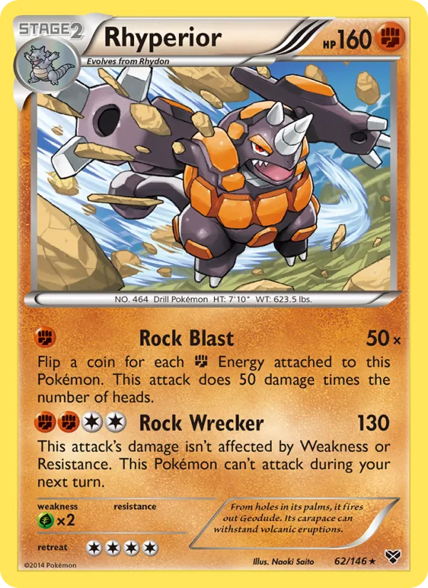 Rhyperior - XY Pokemon Card
