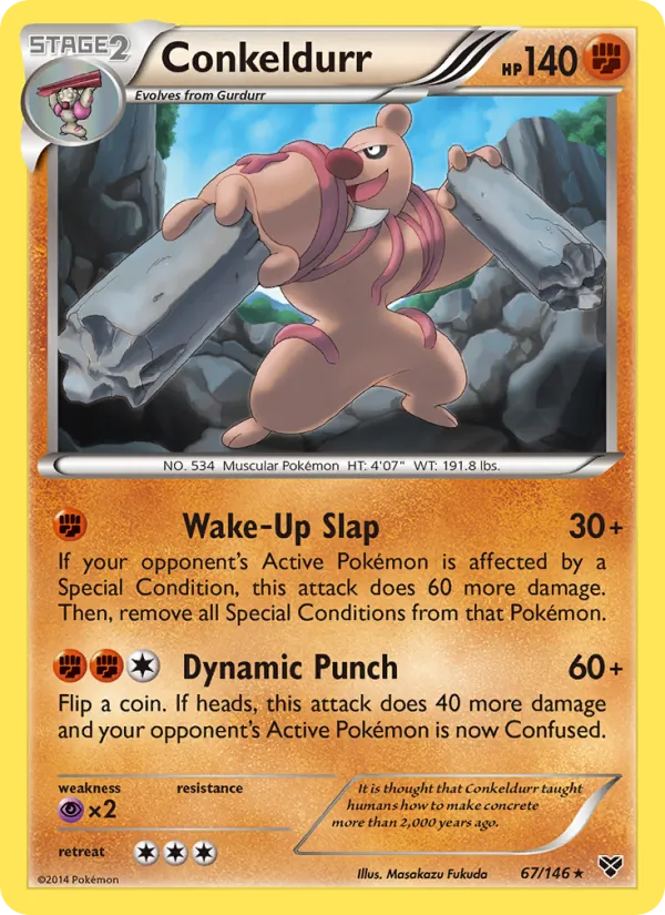 Conkeldurr - XY Pokemon Card