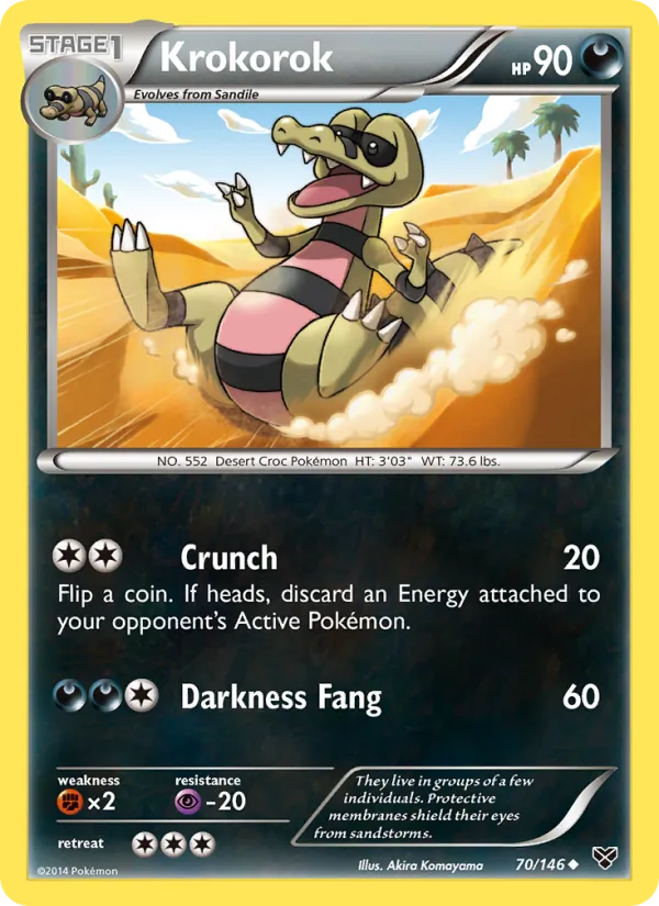 Krokorok - XY Pokemon Card