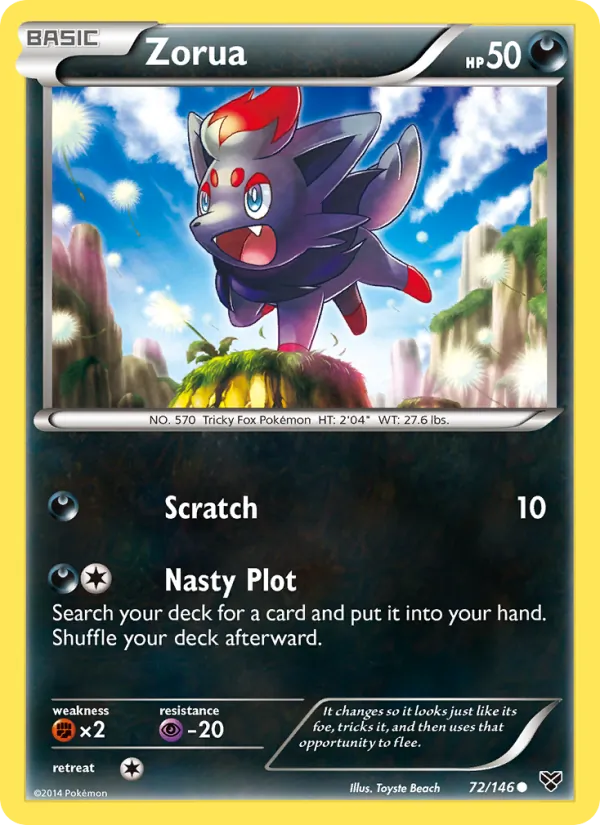 Zorua - XY Pokemon Card