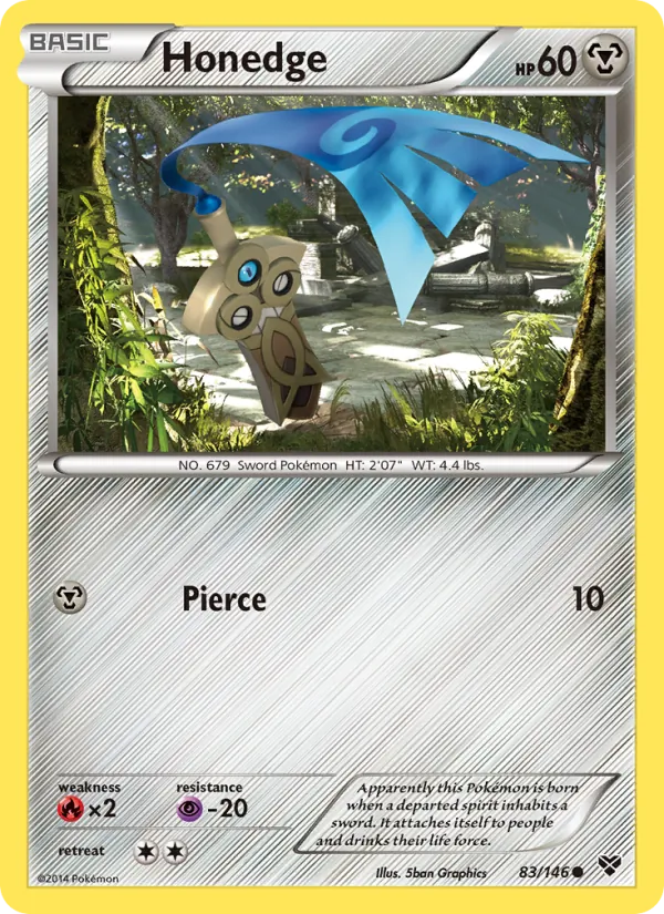 Honedge - XY Pokemon Card