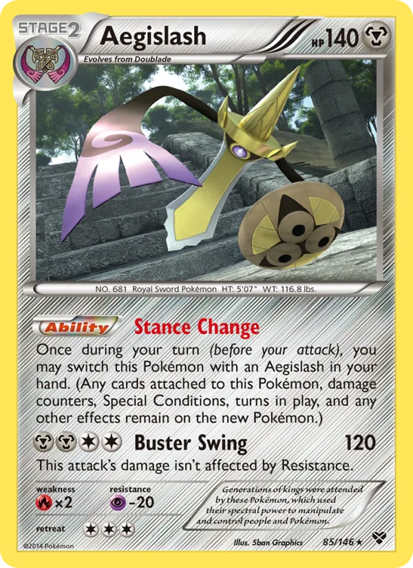 Aegislash - XY Pokemon Card