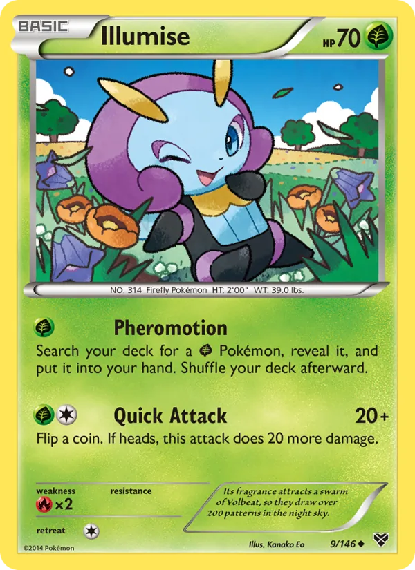 Illumise - XY Pokemon Card