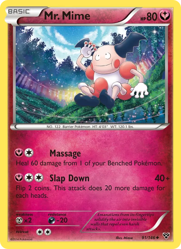 Mr. Mime - XY Pokemon Card