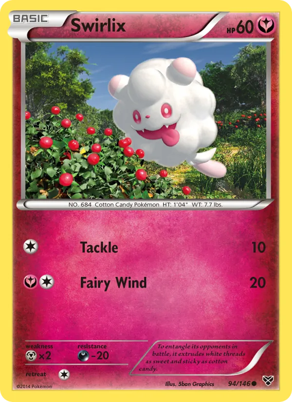 Swirlix - XY Pokemon Card