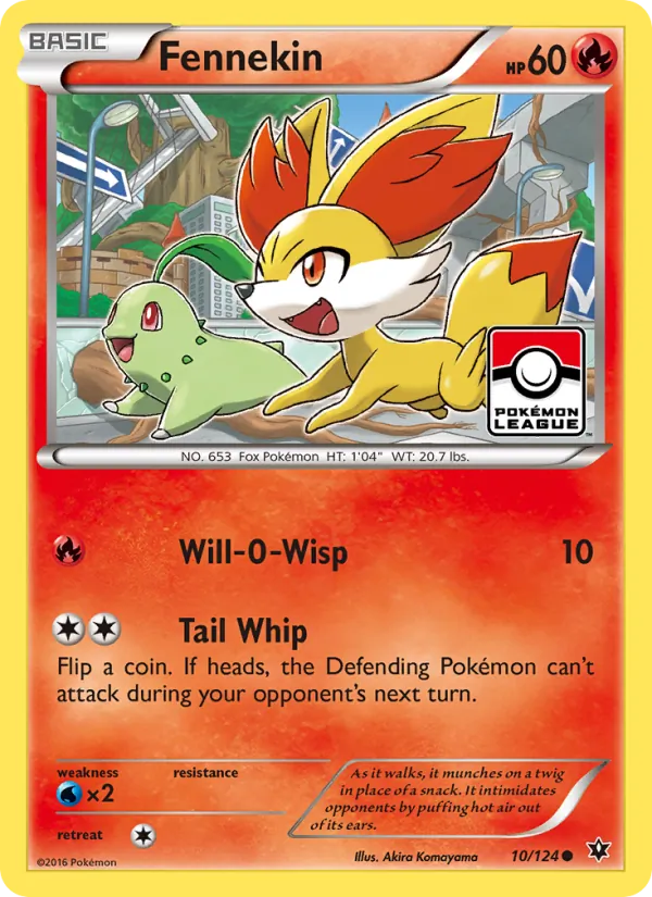 Fennekin - Fates Collide Pokemon Card