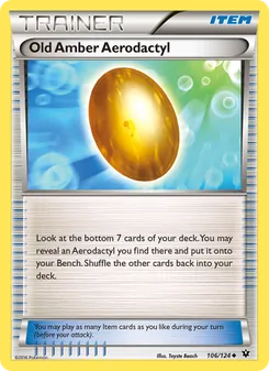 Old Amber Aerodactyl - Fates Collide