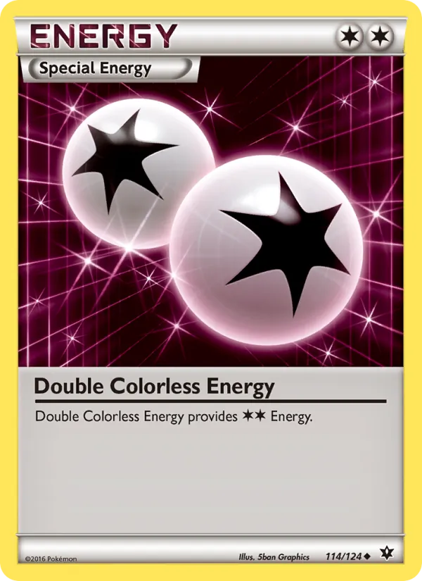 Double Colorless Energy - Fates Collide Pokemon Card