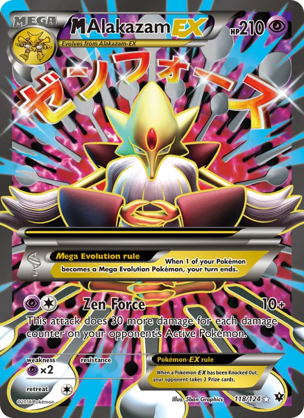 M Alakazam EX - Fates Collide Pokemon Card