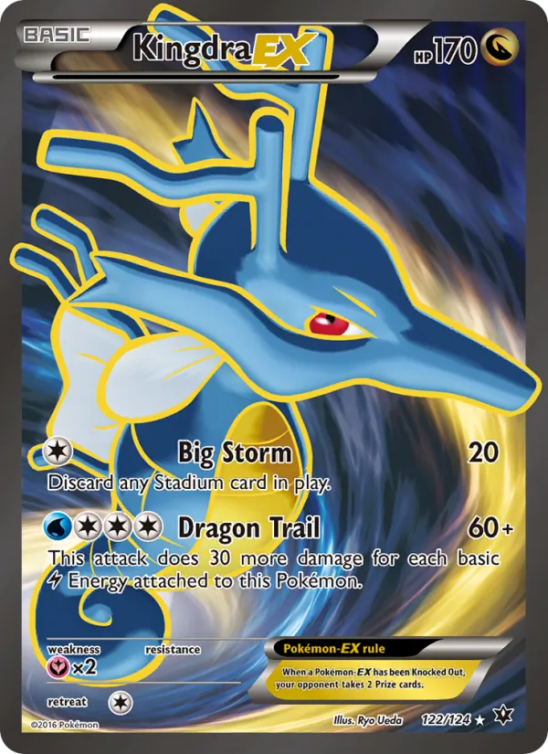 Kingdra EX - Fates Collide Pokemon Card