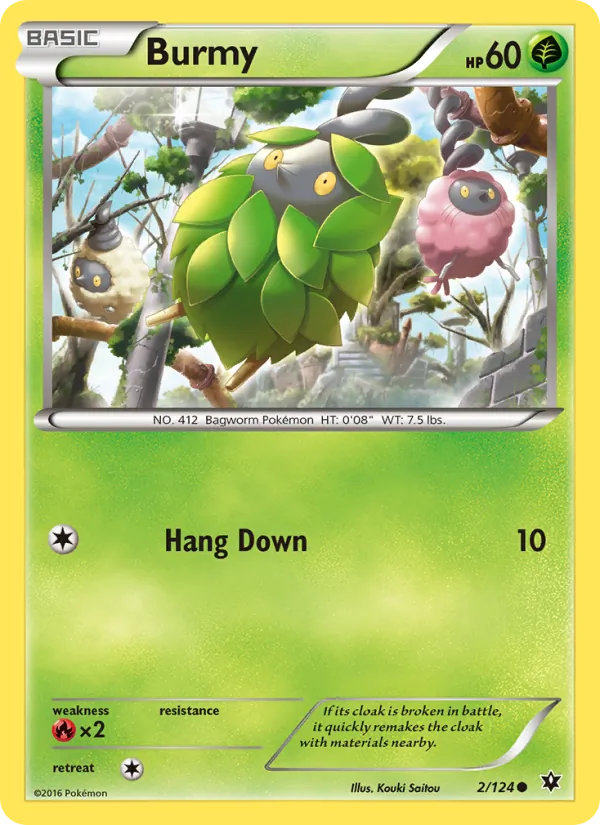 Burmy - Fates Collide Pokemon Card