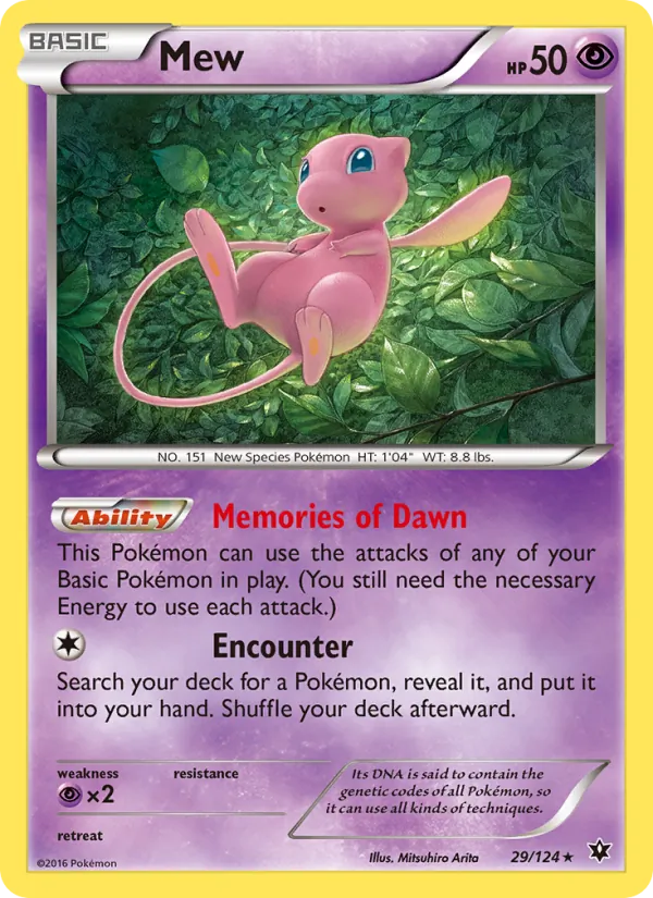 Mew - Fates Collide Pokemon Card