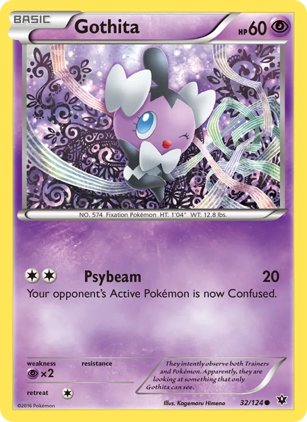 Gothita - Fates Collide Pokemon Card