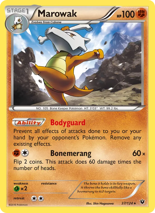 Marowak - Fates Collide Pokemon Card
