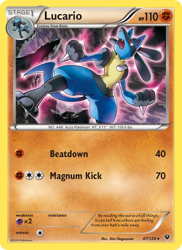 Lucario - Fates Collide Pokemon Card