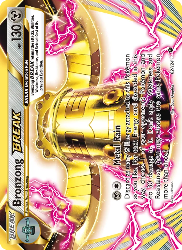Bronzong BREAK - Fates Collide Pokemon Card