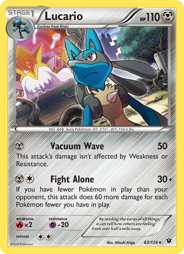 Lucario - Fates Collide Pokemon Card