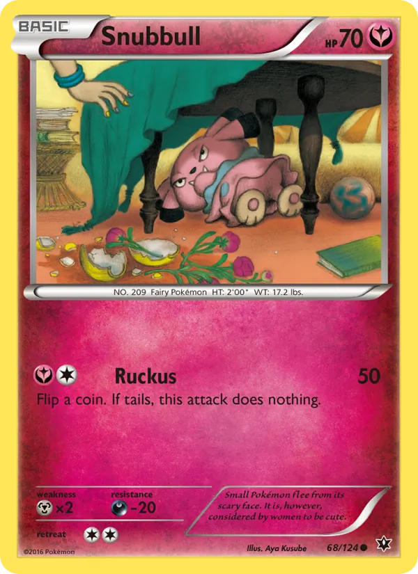 Snubbull - Fates Collide Pokemon Card