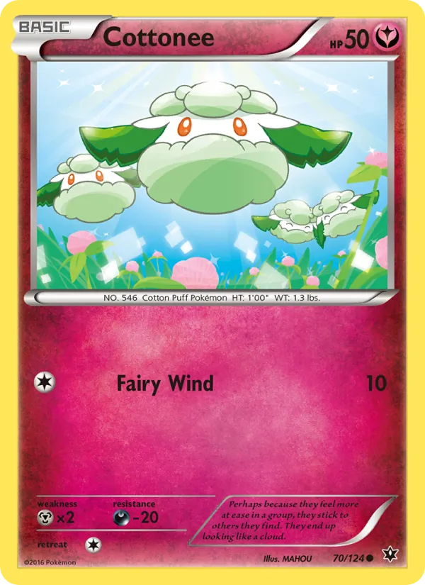 Cottonee - Fates Collide Pokemon Card