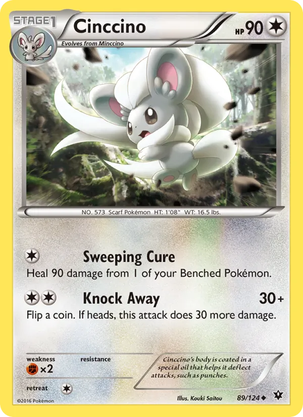 Cinccino - Fates Collide Pokemon Card
