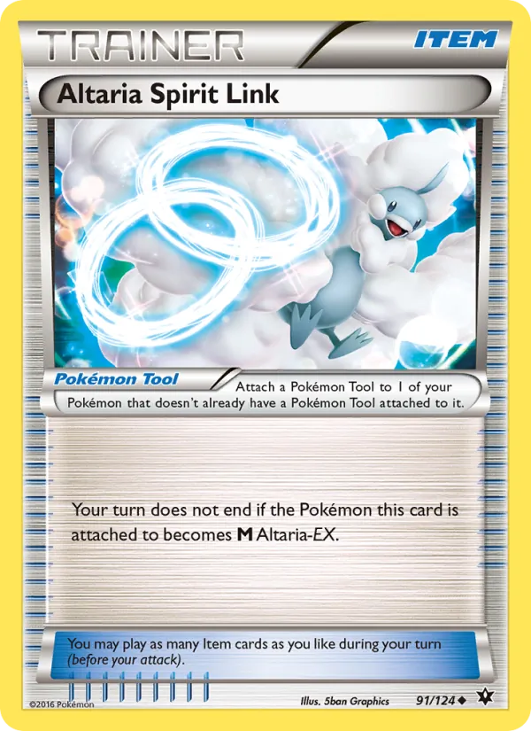 Altaria Spirit Link - Fates Collide Pokemon Card