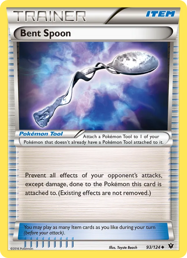 Bent Spoon - Fates Collide Pokemon Card