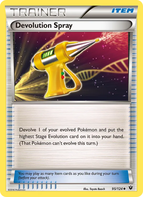 Devolution Spray - Fates Collide Pokemon Card