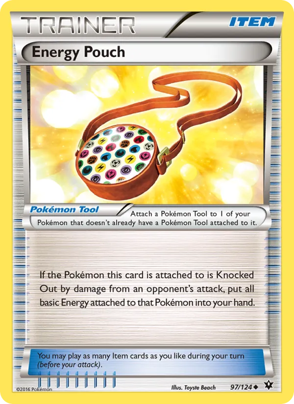 Energy Pouch - Fates Collide Pokemon Card