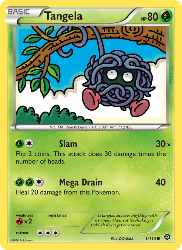 Tangela - Steam Siege Pokemon Card